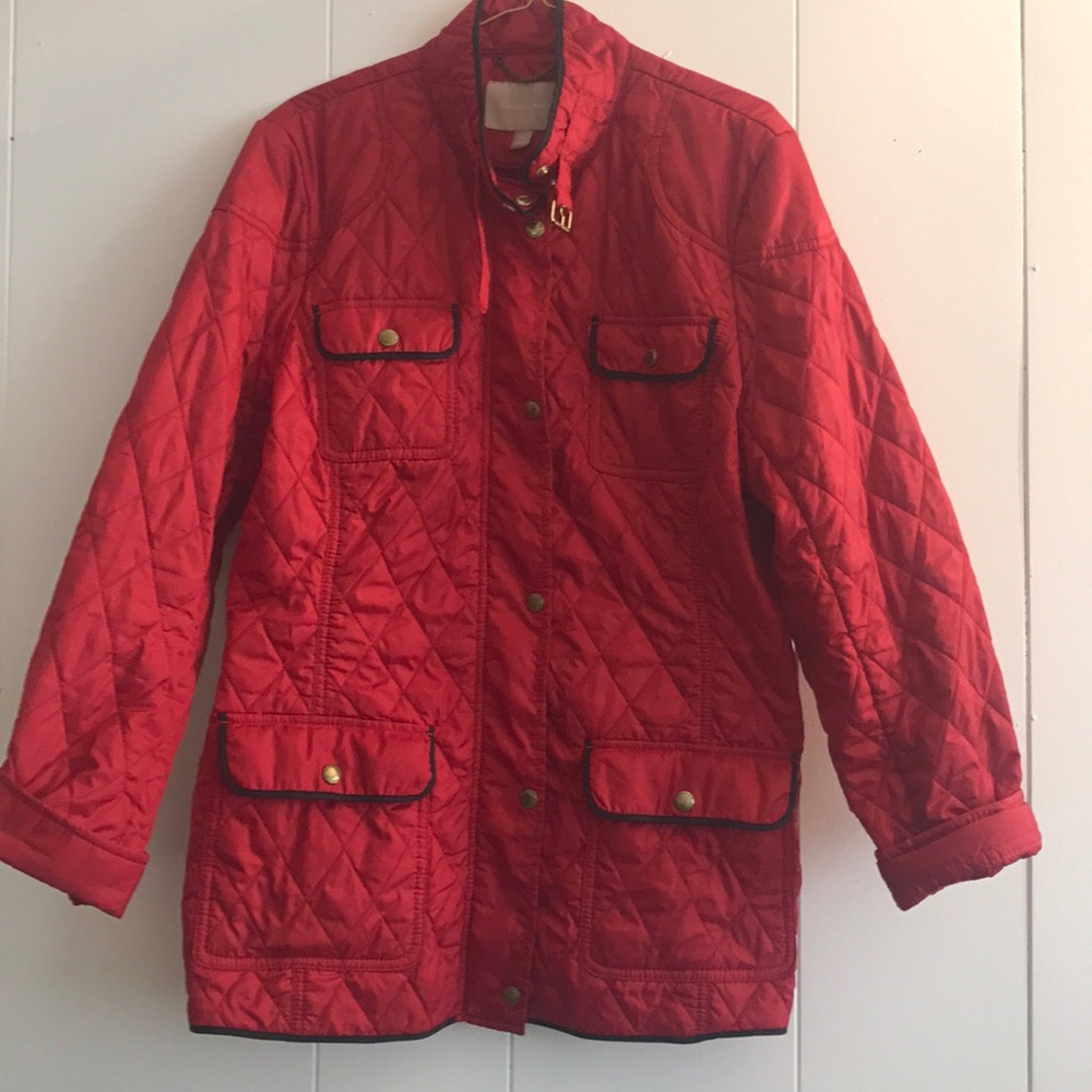 XL Red Banana Republic Quilted Jacket